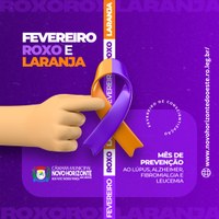 FEVEREIRO ROXO E LARANJA: MÊS DE CONSCIENTIZAÇÃO E PREVENÇÃO EM SAÚDE