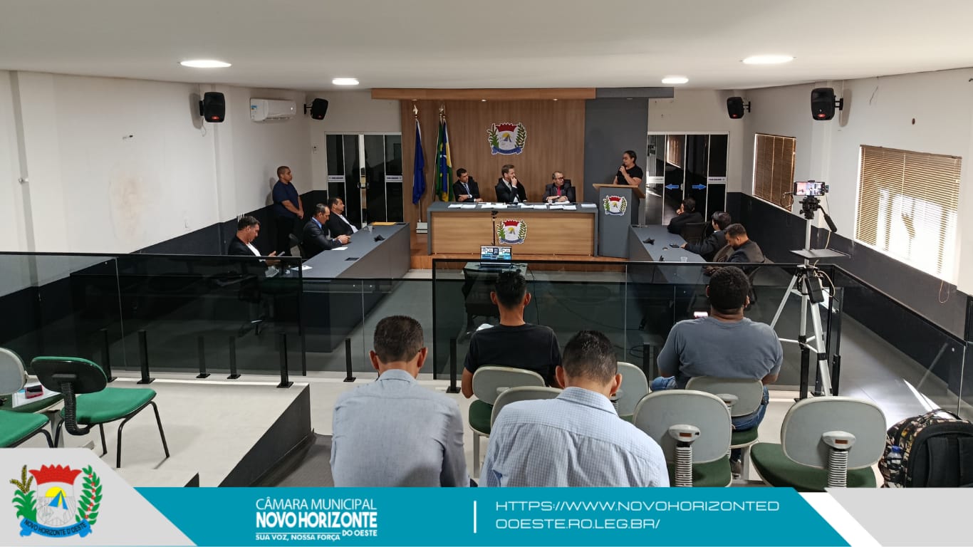 Câmara Municipal realiza 8º Sessão Ordinária com votação de projetos importantes para o município.