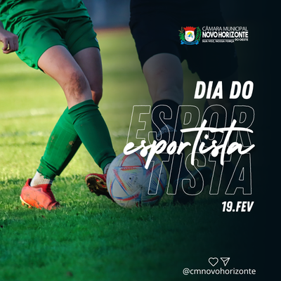 Segunda-Feira 19 de fevereiro  Dia do Esportista 2024 (Brasil)